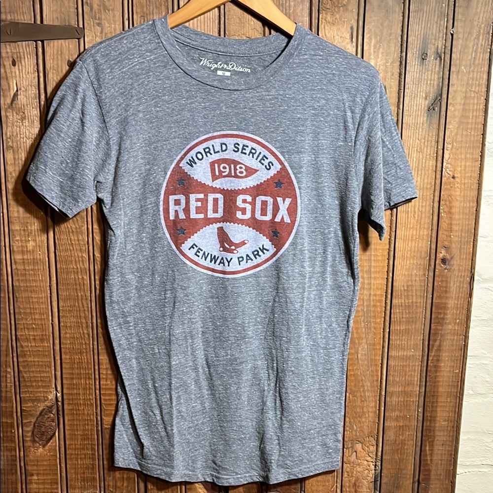 Wright & Ditson Gray Red Sox T-Shirt